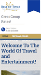 Mobile Screenshot of bestoftimestravel.com